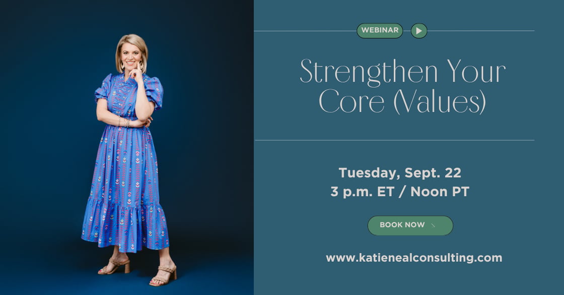 Copy of Join me for a Core Values Workshop - Date No Description (LinkedIn Single Image Ad)